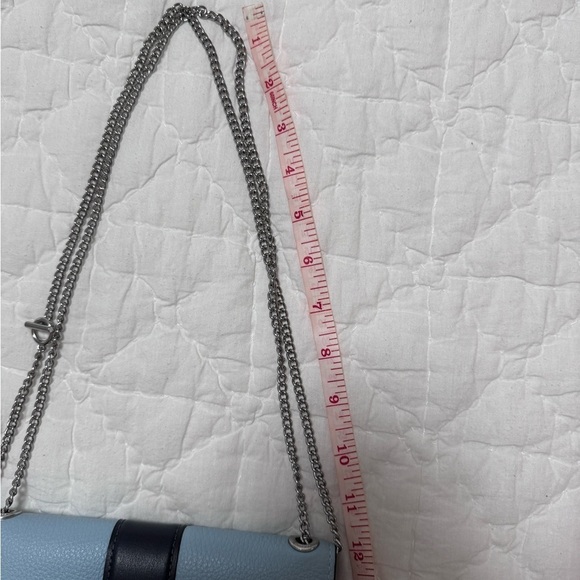 COACH Chain Mini Crossbody Leather Bag - Picture 14 of 14